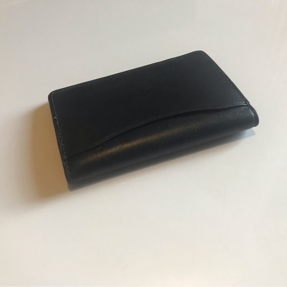 Coach Black Leather Bifold ID Wallet - Picture 3 of 7